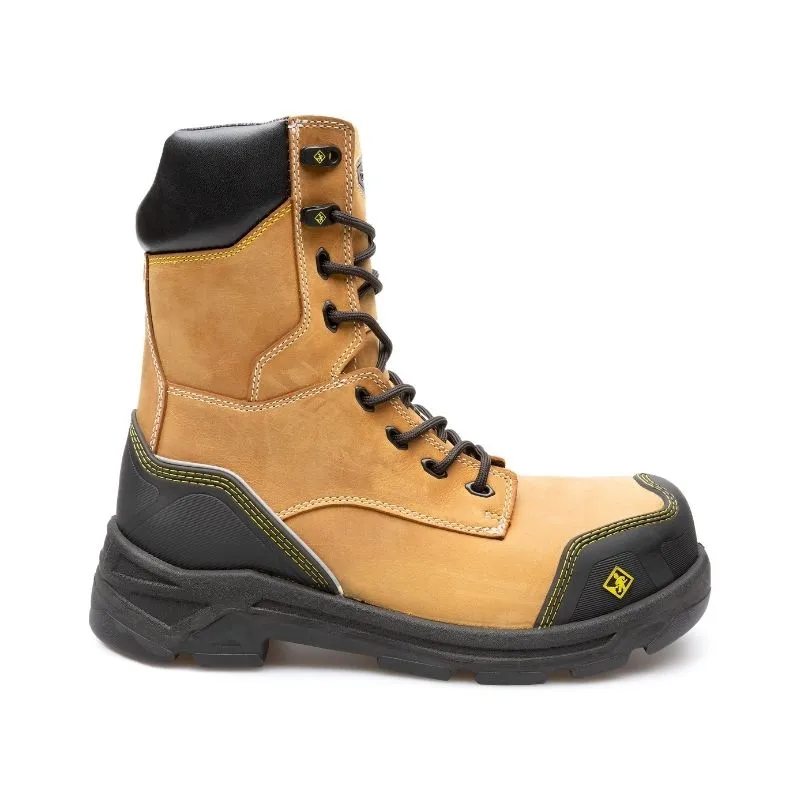 Terra VRTX 8000 SE Men's 8" Composite Toe Work Safety Boot TR0A4NQTFWE - Tan
